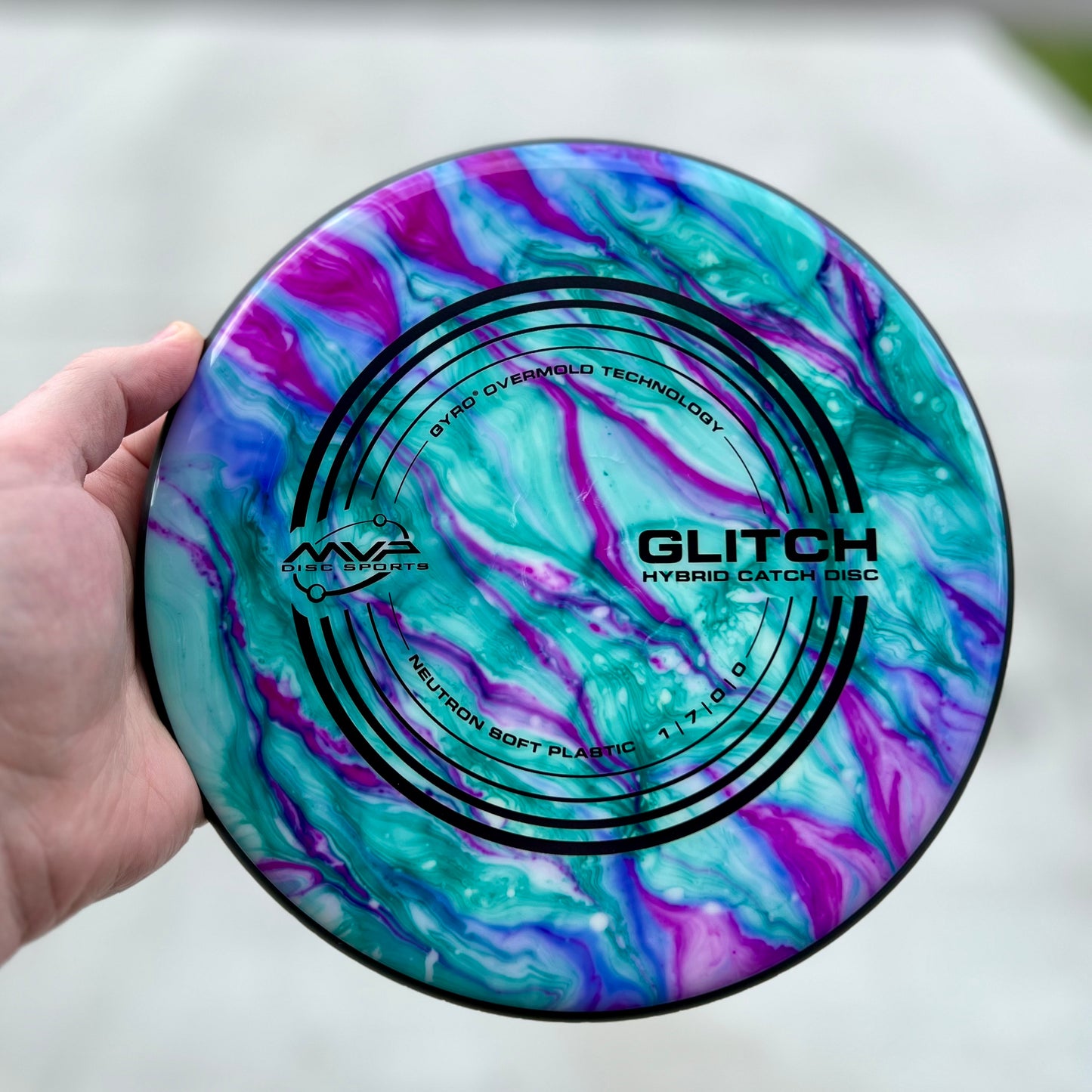 Drippy Dyed MVP Glitch Disc (90s Style)